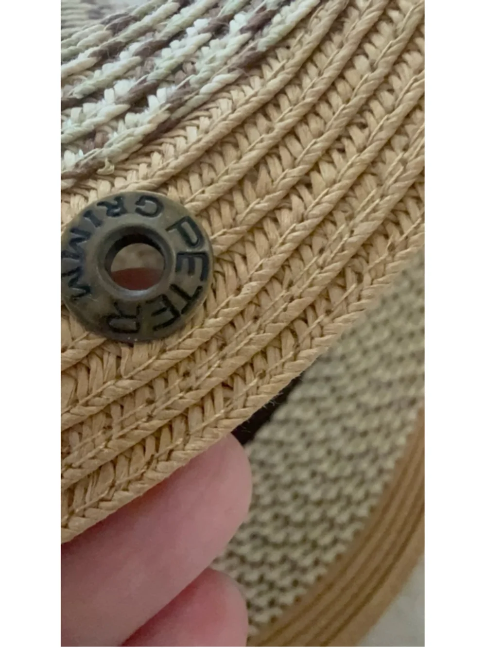 Peter Grimm One Size Beige Brown Straw Sun Hat
